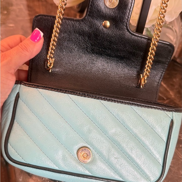 Gucci Mini GG Marmont Calfskin Leather Crossbody shoulder Bag Limited Edition - Picture 14 of 17